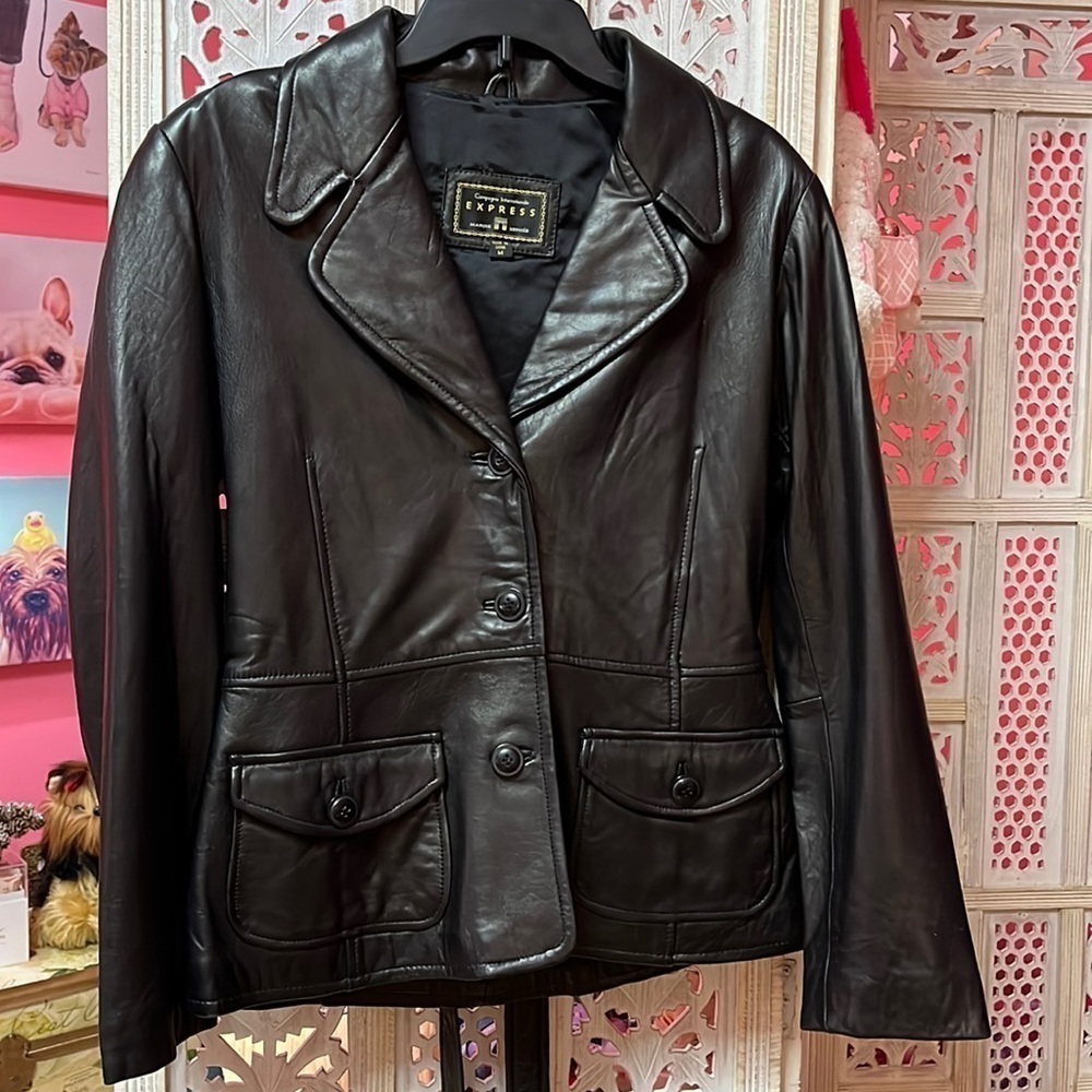 Express Genuine Leather Jacket